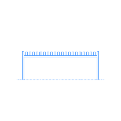 Furniture Benches Palissade Bench Svg Line Art, Free Vectors File